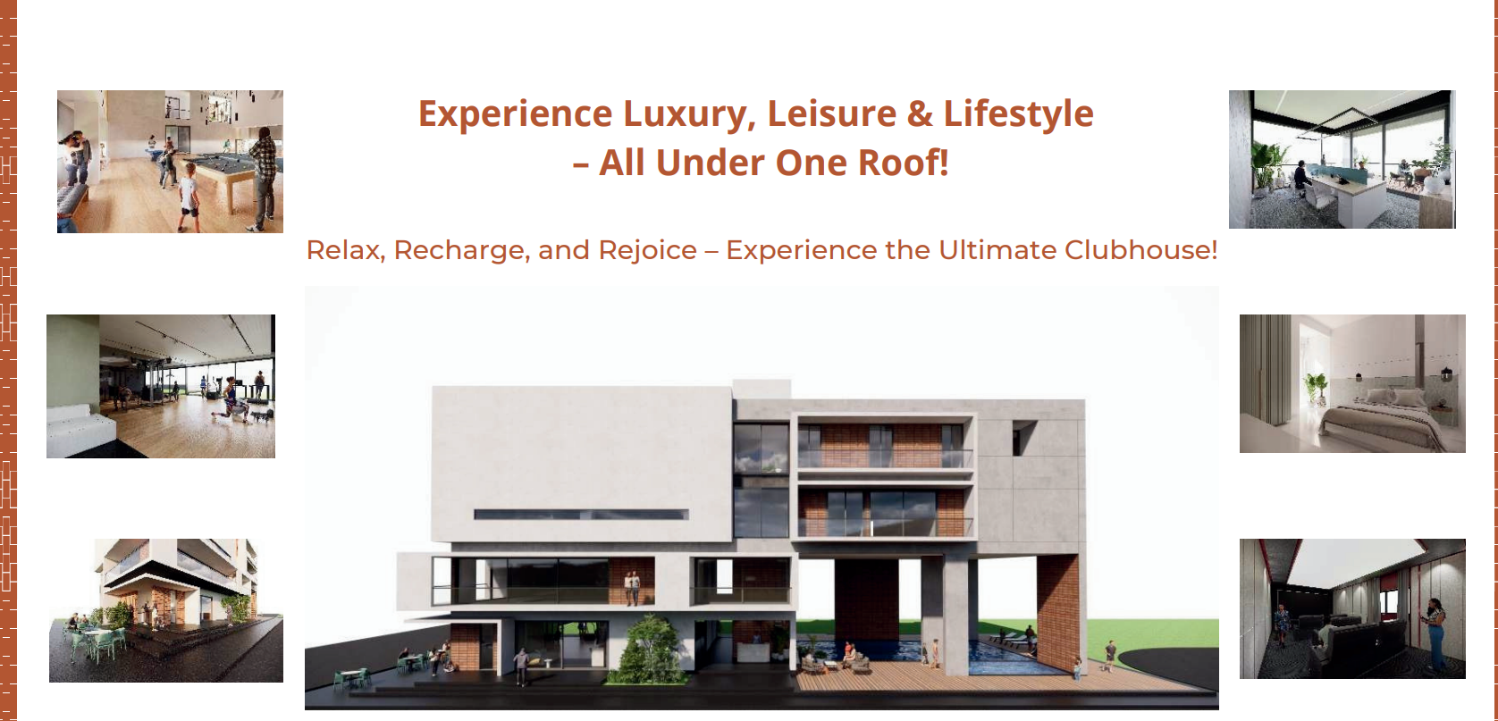 Comprehensive leisure amenities for relaxation and recreation